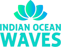 Indian Ocean Waves logo with the slogan "Discover the Soul of the Islands."