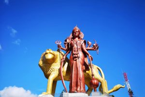 108-foot statue of Goddess Durga at Grand Bassin, Mauritius